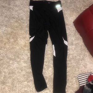 Victoria secret pink black and white leggings